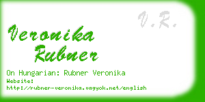 veronika rubner business card